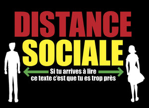 T-shirt Distanciation sociale La Fourgoneta