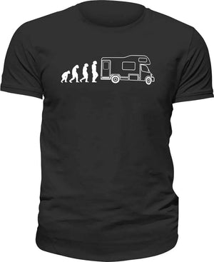 T-shirt Evolution camping-car La Fourgoneta