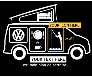 T-shirt Calificône La Fourgoneta