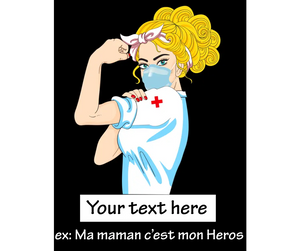 T-shirt infirmière La Fourgoneta