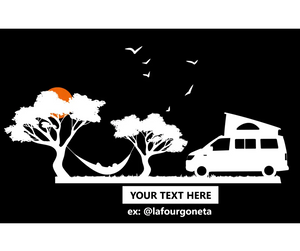 T-shirt cali camper La Fourgoneta