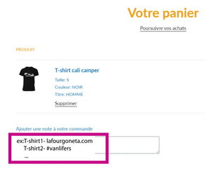 T-shirt cali camper La Fourgoneta