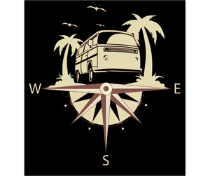 T-shirt compass combi La Fourgoneta