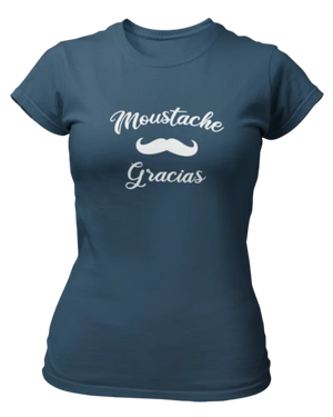T-shirt Moustache gracias - Lafourgoneta
