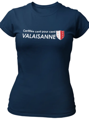 T-shirt Certifiée cent pour cent Valaisanne La Fourgoneta