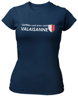 T-shirt Certifiée cent pour cent Valaisanne La Fourgoneta