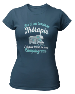 T-shirt Je n'ai pas besoin de thérapie j'ai juste besoin de mon camping-car - Lafourgoneta