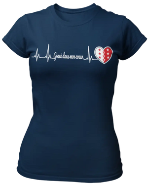 T-shirt Le Valais gravé dans mon coeur La Fourgoneta