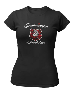 T-shirt Gruérienne et fière de l'être - Lafourgoneta