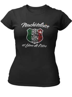 T-shirt Neuchâteloise et fière de l'être - Lafourgoneta