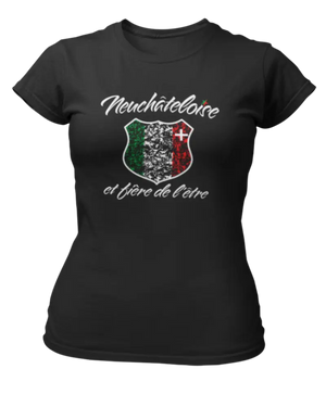 T-shirt Neuchâteloise et fière de l'être - Lafourgoneta