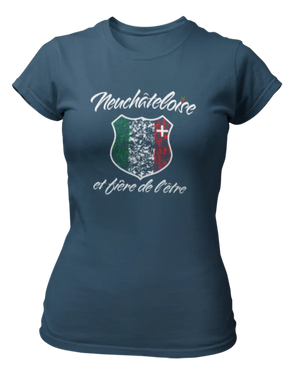 T-shirt Neuchâteloise et fière de l'être - Lafourgoneta