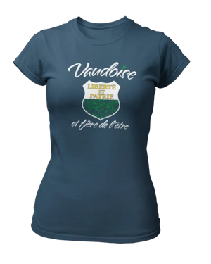 T-shirt Vaudoise et fière de l'être - Lafourgoneta