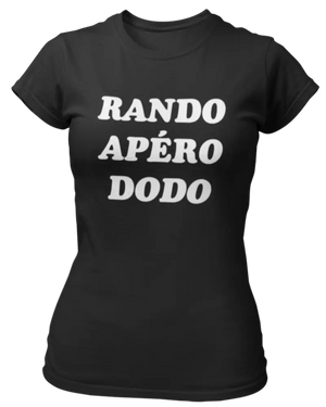 T-shirt Rando apéro dodo LaFourgoneta