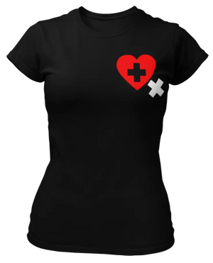 T-shirt coeur Suisse La Fourgoneta