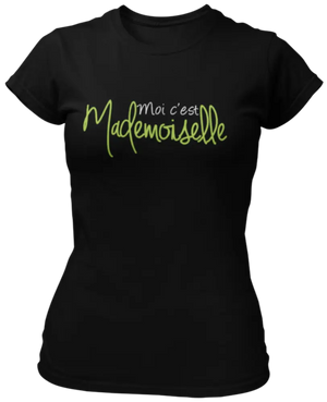 T-shirt Moi c'est Mademoiselle La Fourgoneta