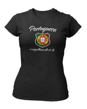 T-shirt Portuguesa e orgulhosa de sê-lo - Lafourgoneta