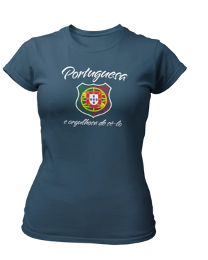 T-shirt Portuguesa e orgulhosa de sê-lo - Lafourgoneta