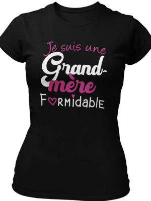 T-shirt Je suis une Grand-mère formidable La Fourgoneta