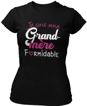 T-shirt Je suis une Grand-mère formidable La Fourgoneta