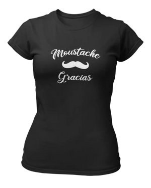 T-shirt Moustache gracias - Lafourgoneta