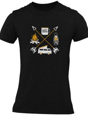 T-shirt Happy camper La Fourgoneta