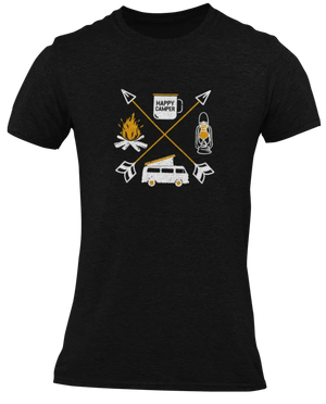 T-shirt Happy camper La Fourgoneta
