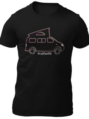 T-shirts California Quadricolor La Fourgoneta