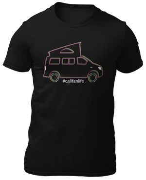 T-shirts California Quadricolor La Fourgoneta