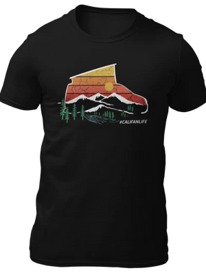 T-shirts California camperfun La Fourgoneta
