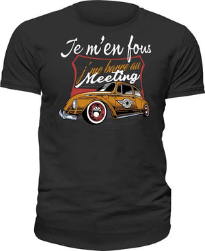T-shirt Je m'en fous, j'me barre au meeting cox La Fourgoneta