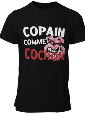 T-shirt Copain comme cochon La Fourgoneta