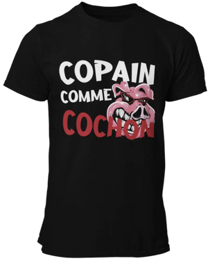 T-shirt Copain comme cochon La Fourgoneta