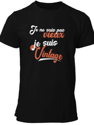 T-shirt Je ne suis pas vieux, je suis Vintage La Fourgoneta
