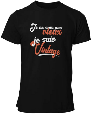 T-shirt Je ne suis pas vieux, je suis Vintage La Fourgoneta