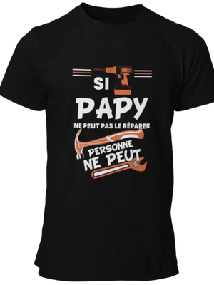 T-shirt, Si papy ne peut pas le réparer, personne ne peut! La Fourgoneta