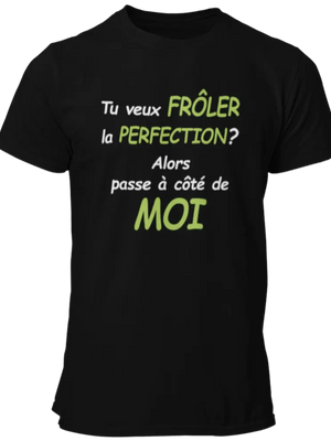 T-shirt Tu veux frôler la perfection? Alors passe à côté de moi La Fourgoneta