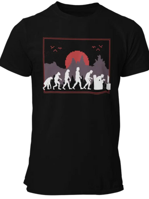 T-shirt Evolution gamer La Fourgoneta