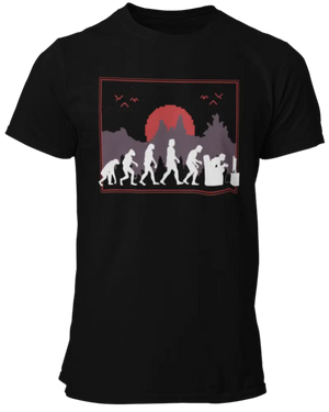 T-shirt Evolution gamer La Fourgoneta