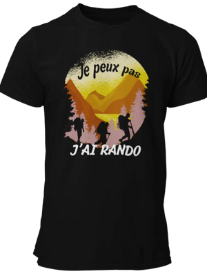 T-shirt Je peux pas j'ai Rando La Fourgoneta