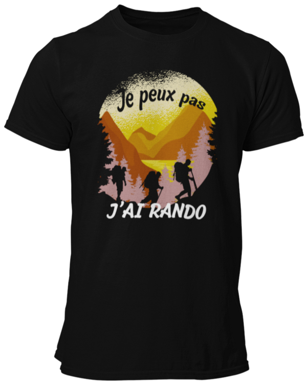 T-shirt Je peux pas j'ai Rando