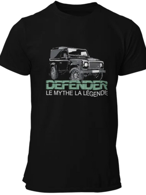 T-shirt DEFENDER le mythe la légende! La Fourgoneta