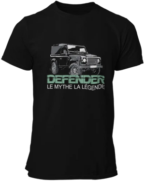 T-shirt DEFENDER le mythe la légende! La Fourgoneta