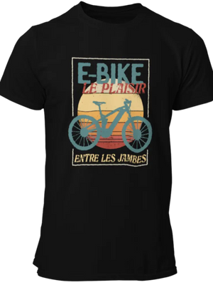 T-shirt E-bike le plaisir entre les jambes La Fourgoneta