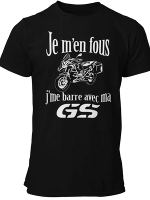 T-shirt Je m'en fous, j'me barre avec ma GS La Fourgoneta