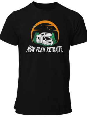 T-shirt Mon plan retraite en camping-car La Fourgoneta