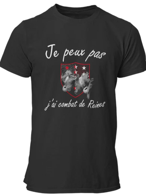 T-shirt Je peux pas j'ai combat de reine La Fourgoneta
