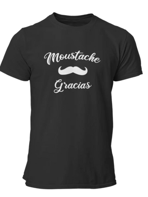 T-shirt Moustache gracias - Lafourgoneta