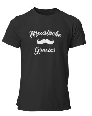 T-shirt Moustache gracias - Lafourgoneta