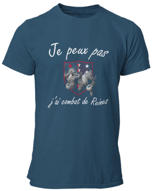 T-shirt Je peux pas j'ai combat de reine La Fourgoneta